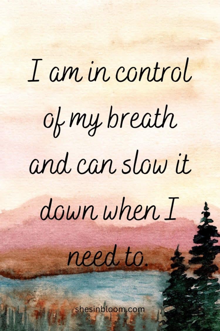 131 Affirmations for Anxiety to Keep Calm - She's In Bloom
