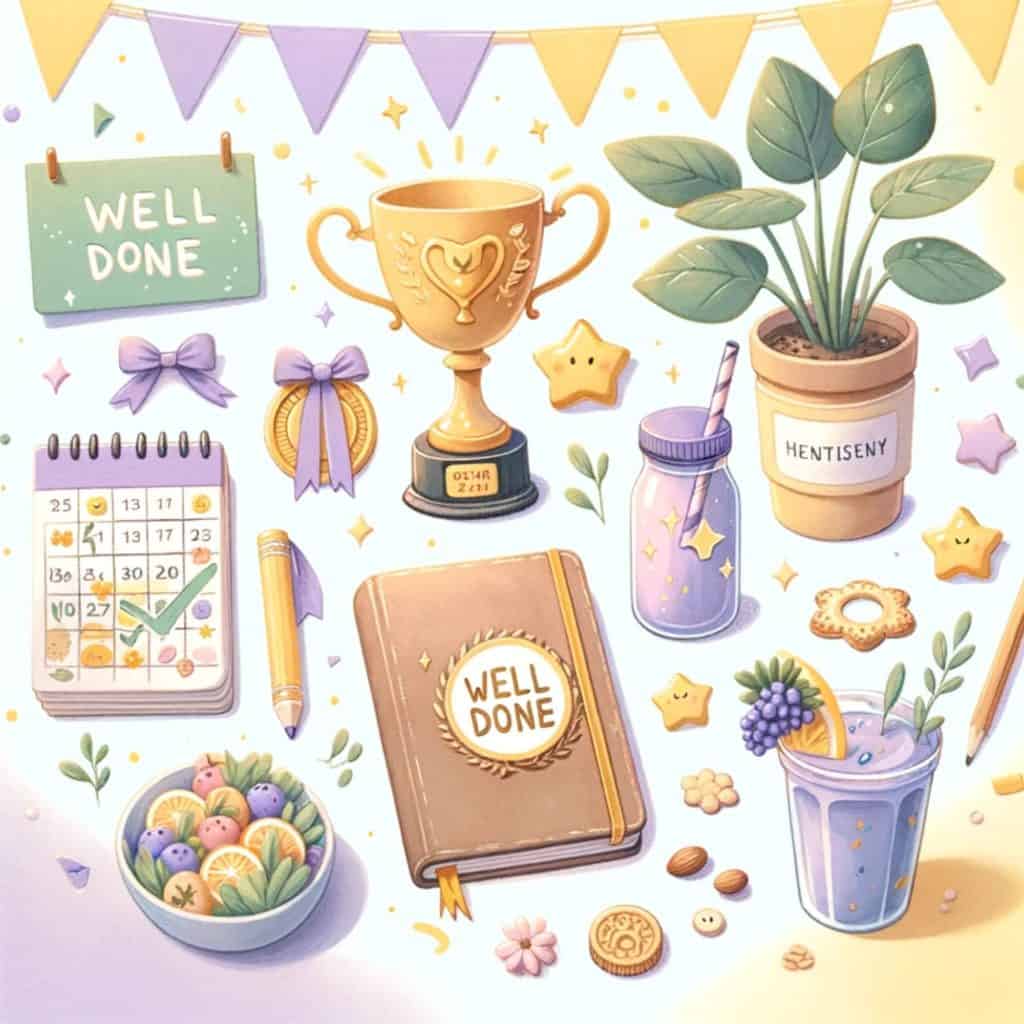 Celebration items graphic