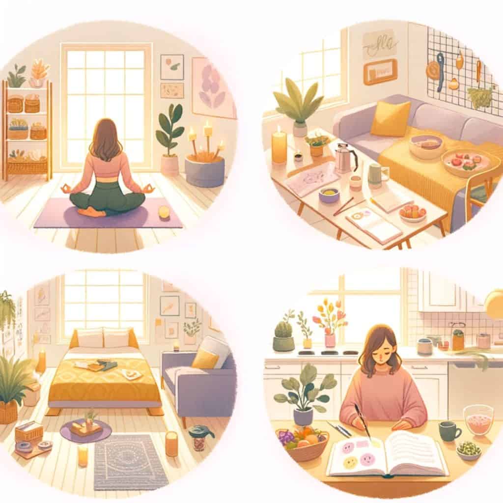 Different self care ideas