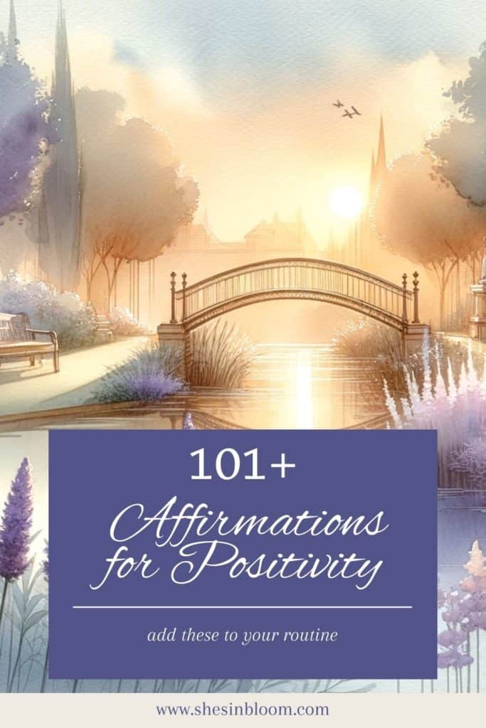 Pin image for affirmations for positivity
