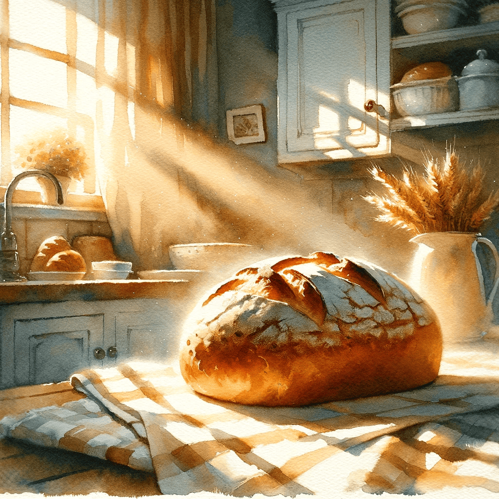 Image of delicious, freshly-baked bread