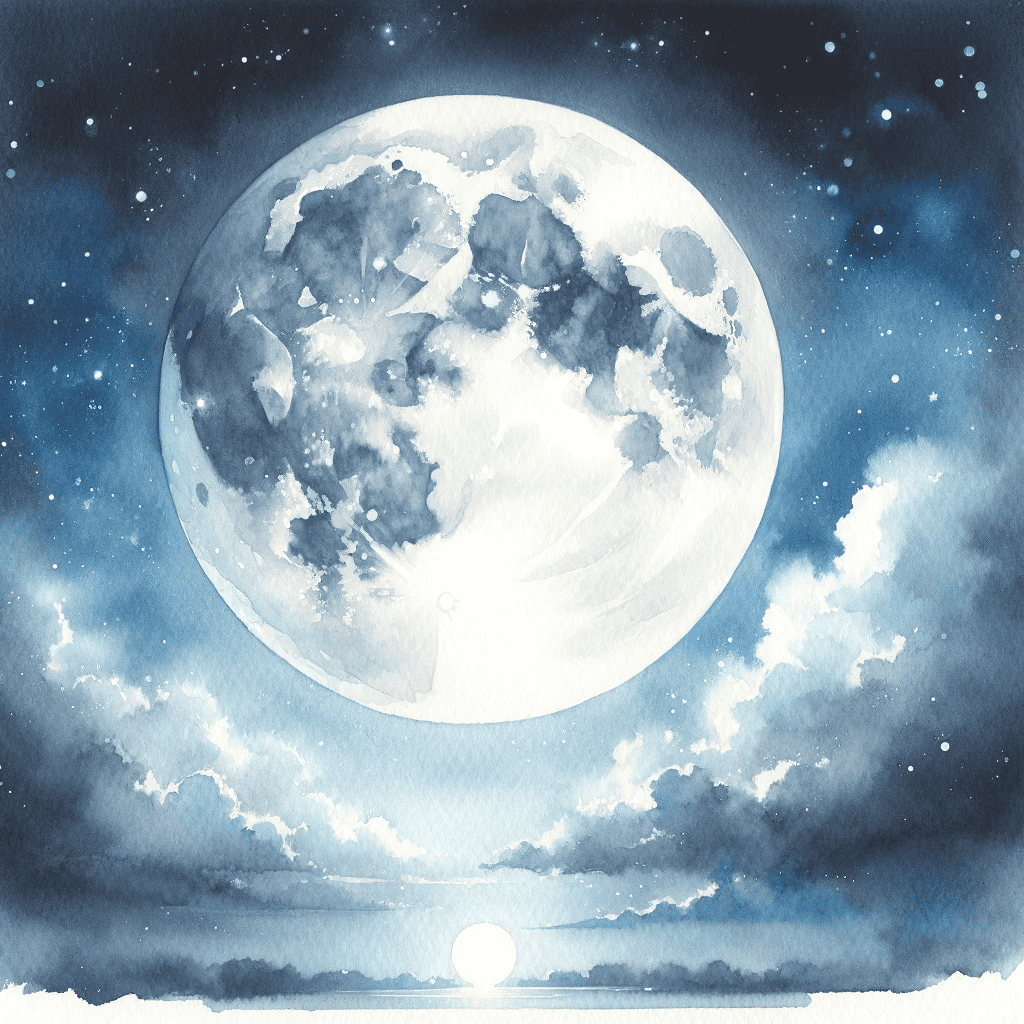 A gorgeous full moon