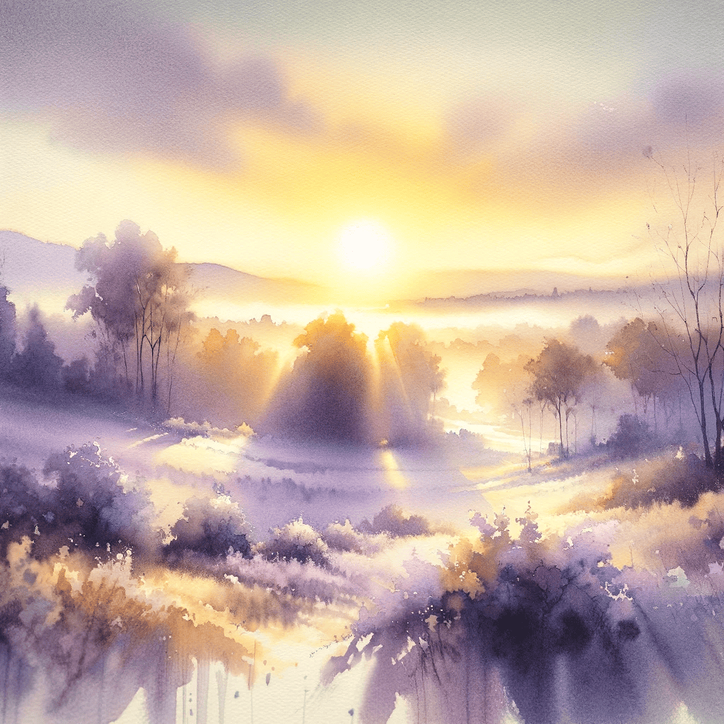 Image of a beautiful sunrise