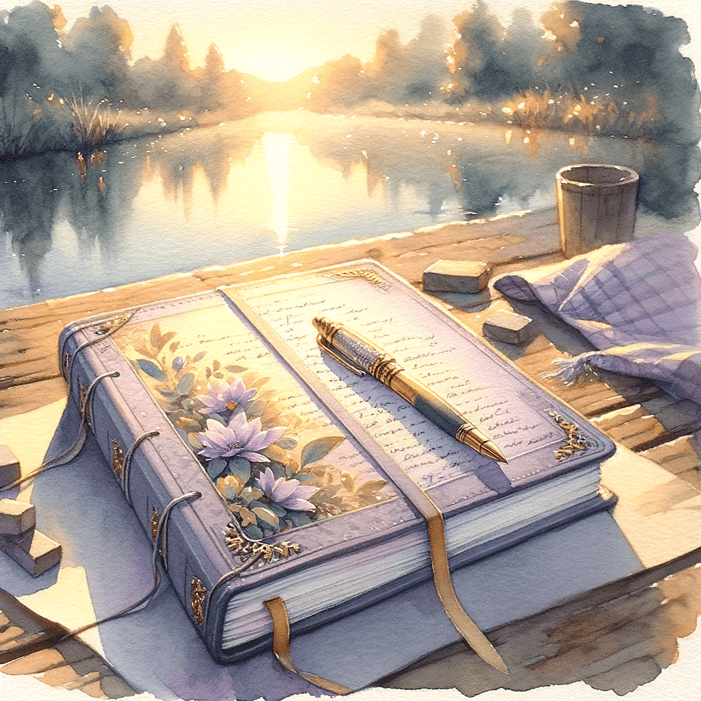 A closed paper journal